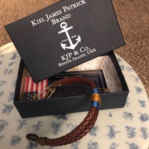 Kiel James Patrick leather bracelet